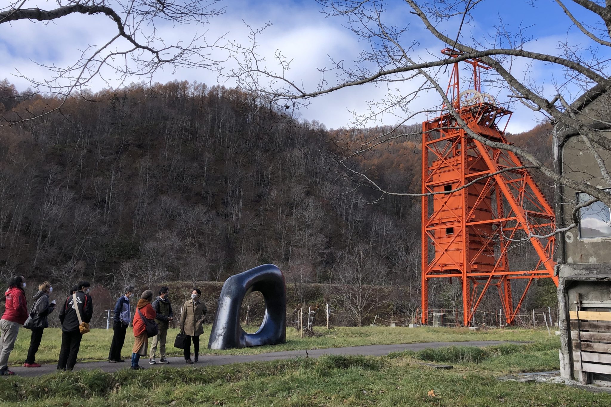 炭山の記憶を 安田侃彫刻美術館 アルテピアッツァ美唄